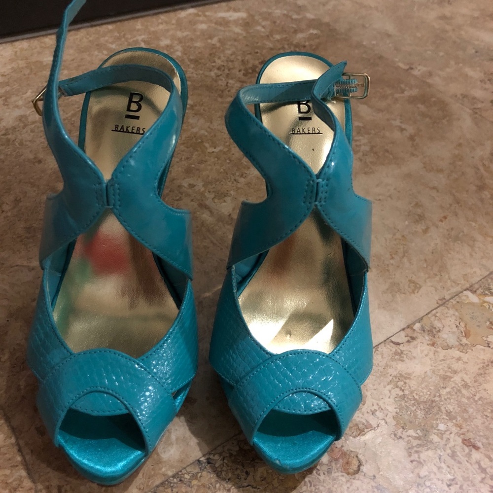 Blue heels